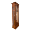 custom amish grandfather clock side view