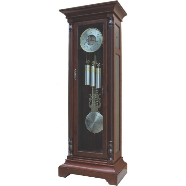 amish wooden grandfather clock grf605