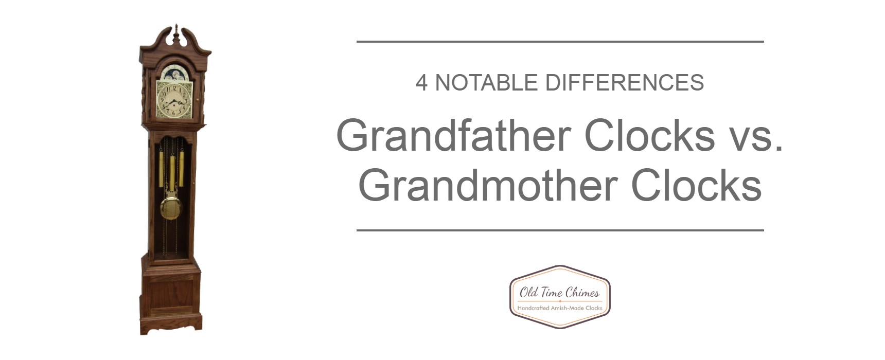 Grandmother Clocks Vs. Grandfather Clocks | 4 Differences