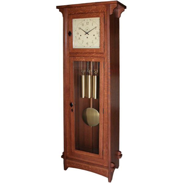 mission grandfather clock handmade