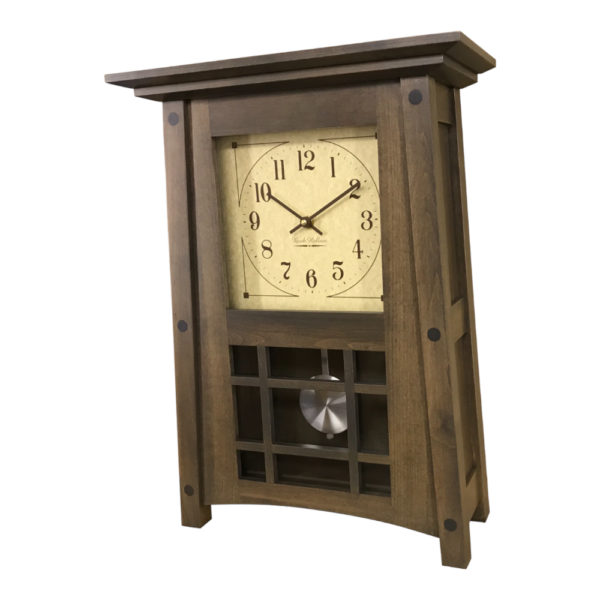 amish mantel clock custom battery operated