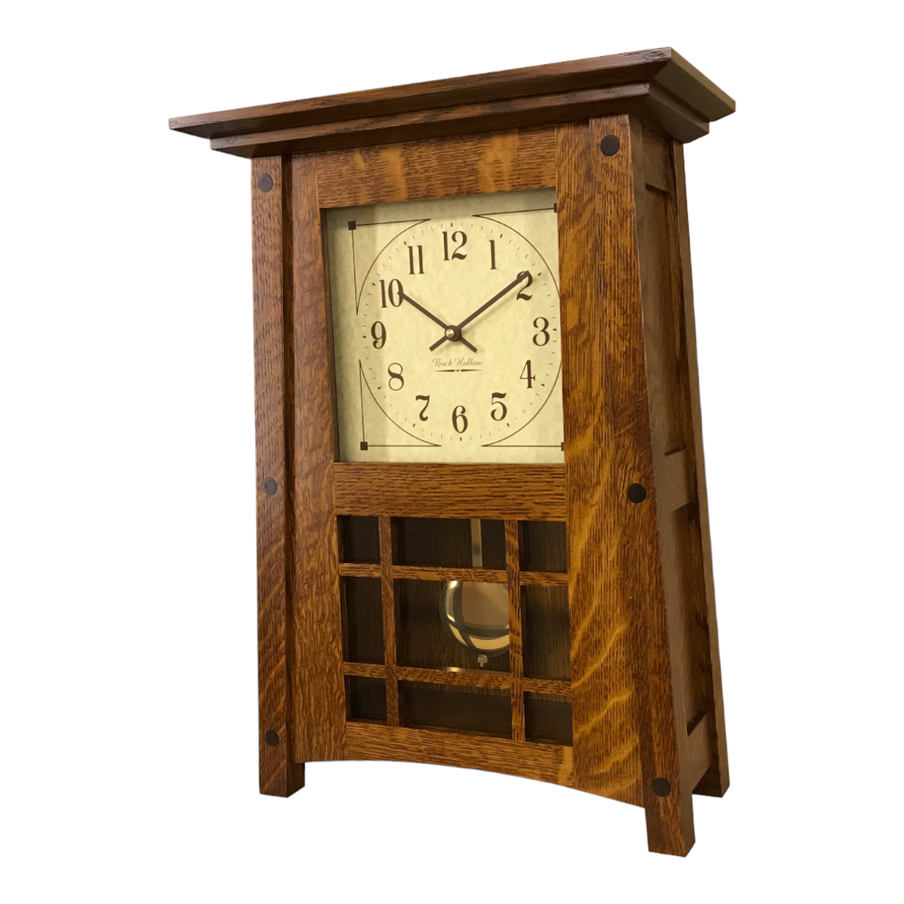 custom mantel clock amish handcrafted