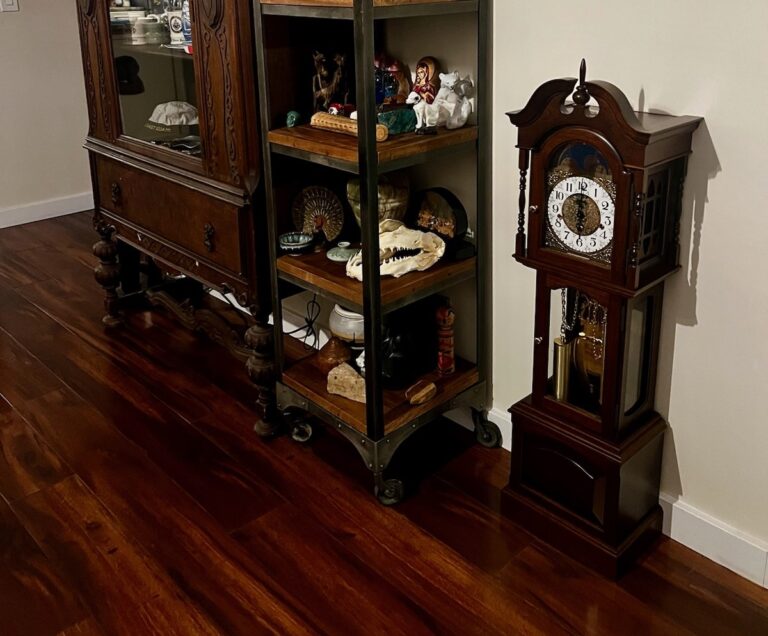 miniature grandfather clock