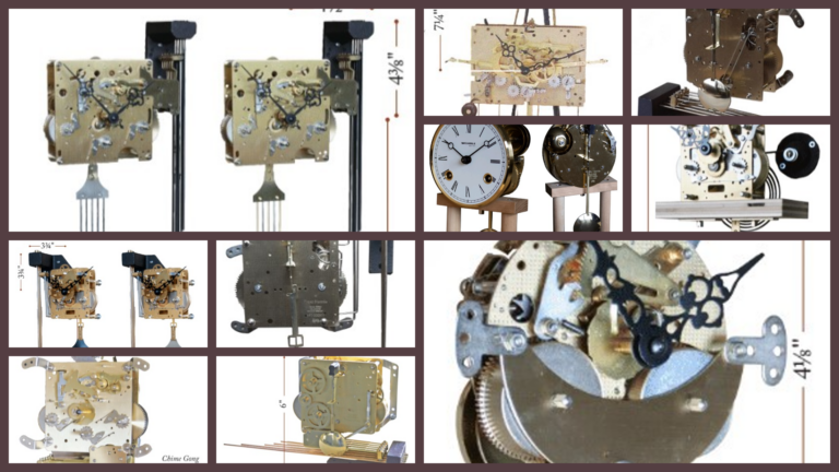 mechanical amish clock movements