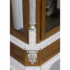 GRF-409 Amish grandfather clock dial and pendulum detail